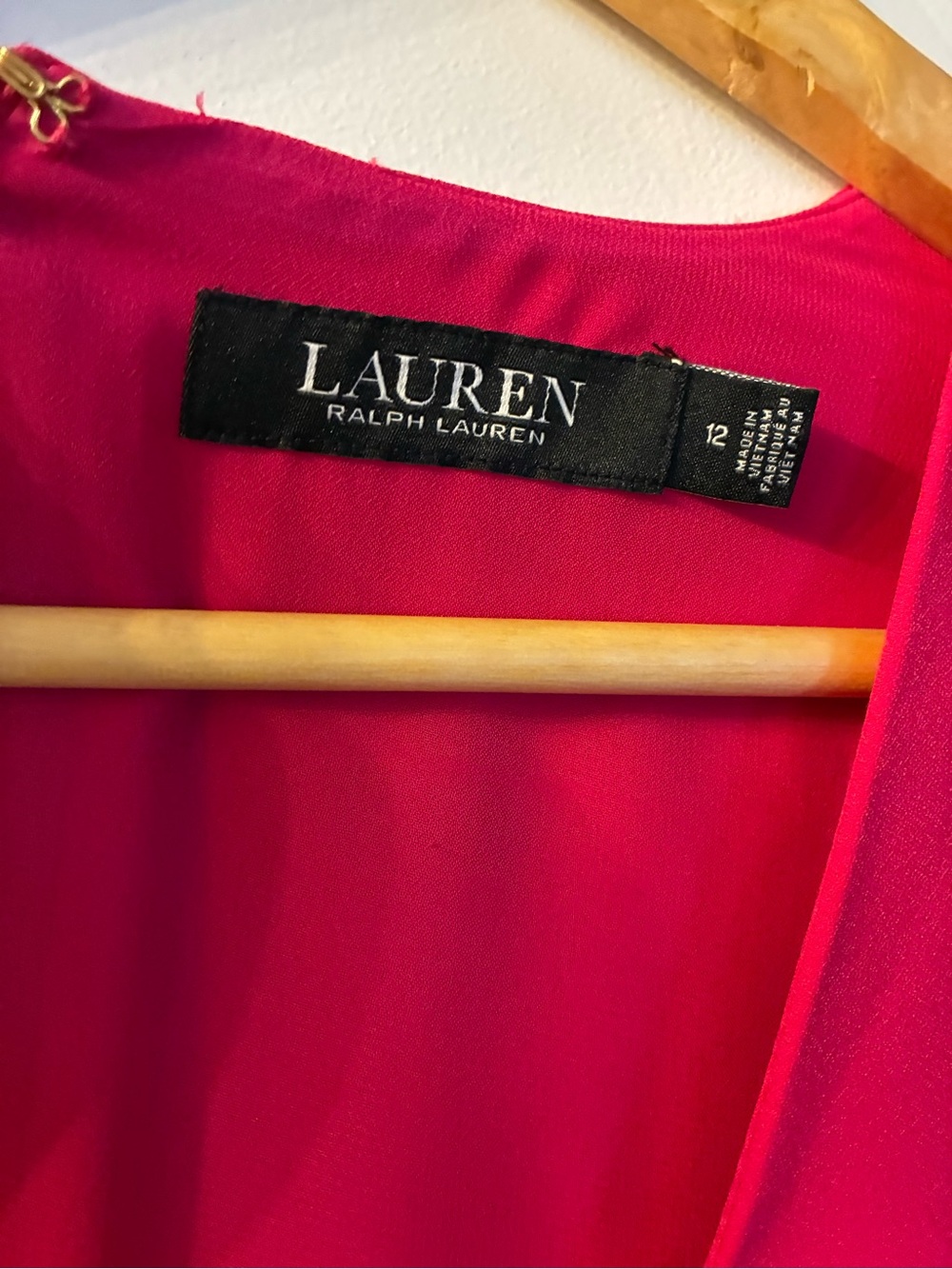 Ralph Lauren Pink Flutter Sleeve Shift Dress |Resort Vacation Wedding Guest 12 - Picture 5 of 10